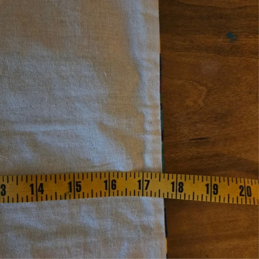 Folk Art‎ Southwestern Geometric Abstract Striped Ribbon Work Pillowcase